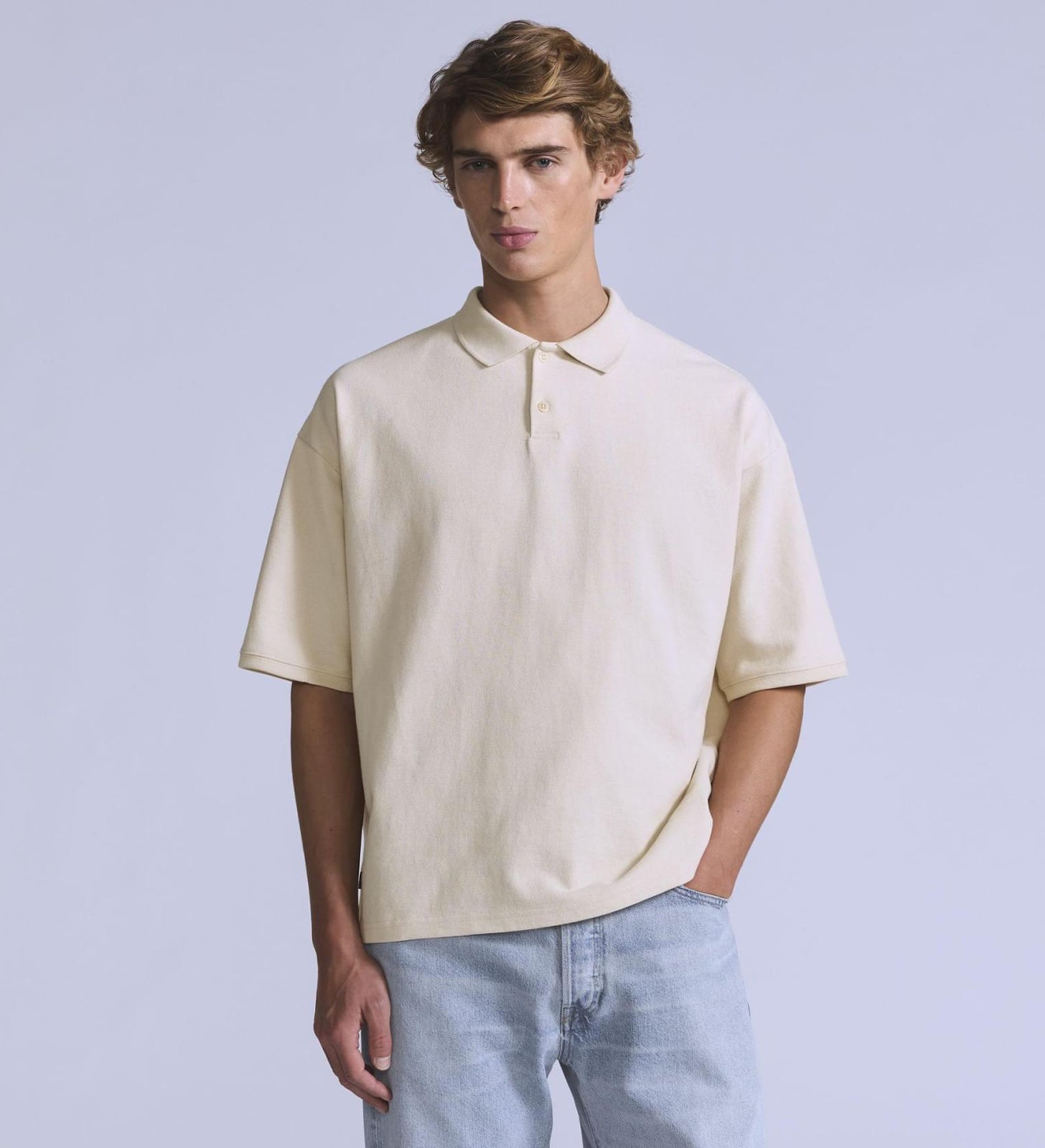 levi's® blue tab™ cropped polo 恤 | 男裝 004TK0000M- White – Levi's 香港