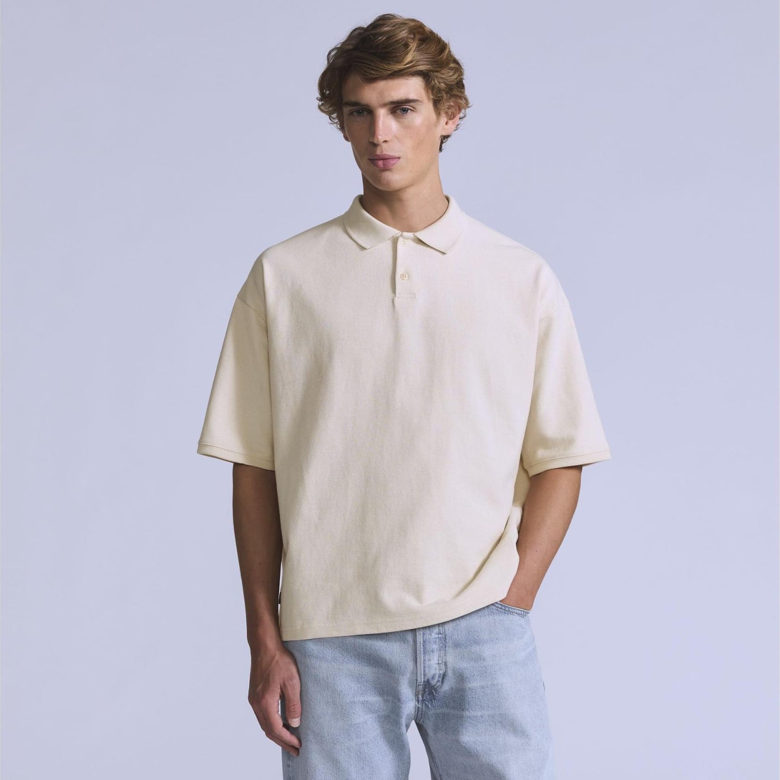 levi's® blue tab™ cropped polo 恤 | 男裝 004TK0000S- White – Levi's 香港