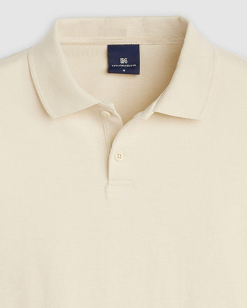 levi's® blue tab™ men's cropped polo 004TK0000M- White  – Levi's Hong Kong