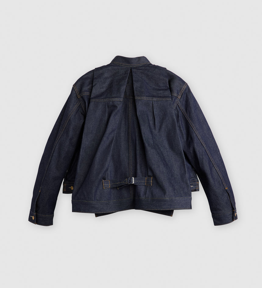 levi’s® x sacai women’s denim jacket 0035E0000L- Rinse – Levi's Hong Kong