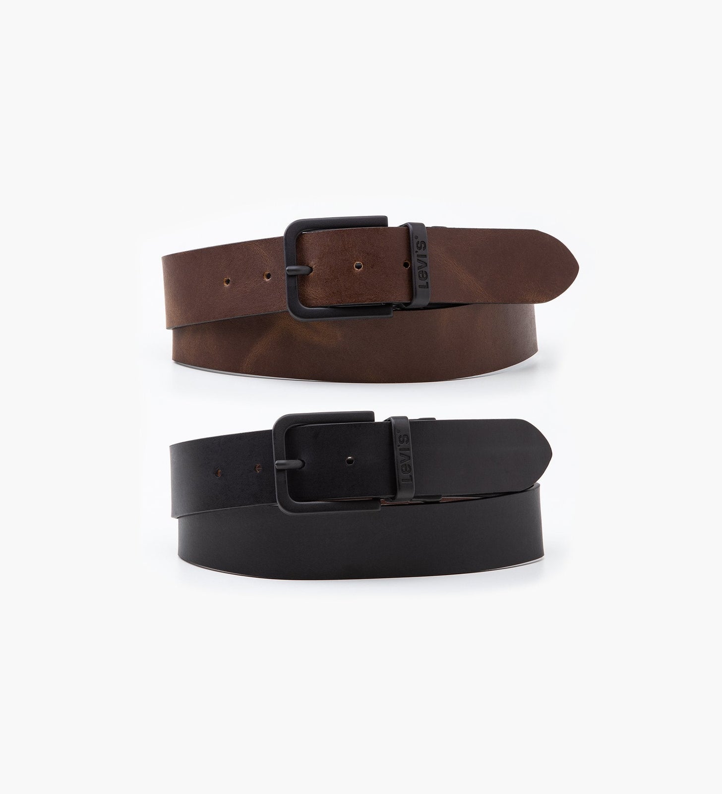 雙面黑啡色皮帶 | 男裝 38018002190- Regular Black – Levi's 香港