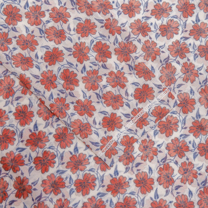 Secondskin Mockneck Small Folksy Floral Whitecap G