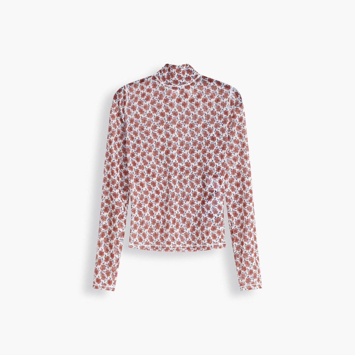 Secondskin Mockneck Small Folksy Floral Whitecap G