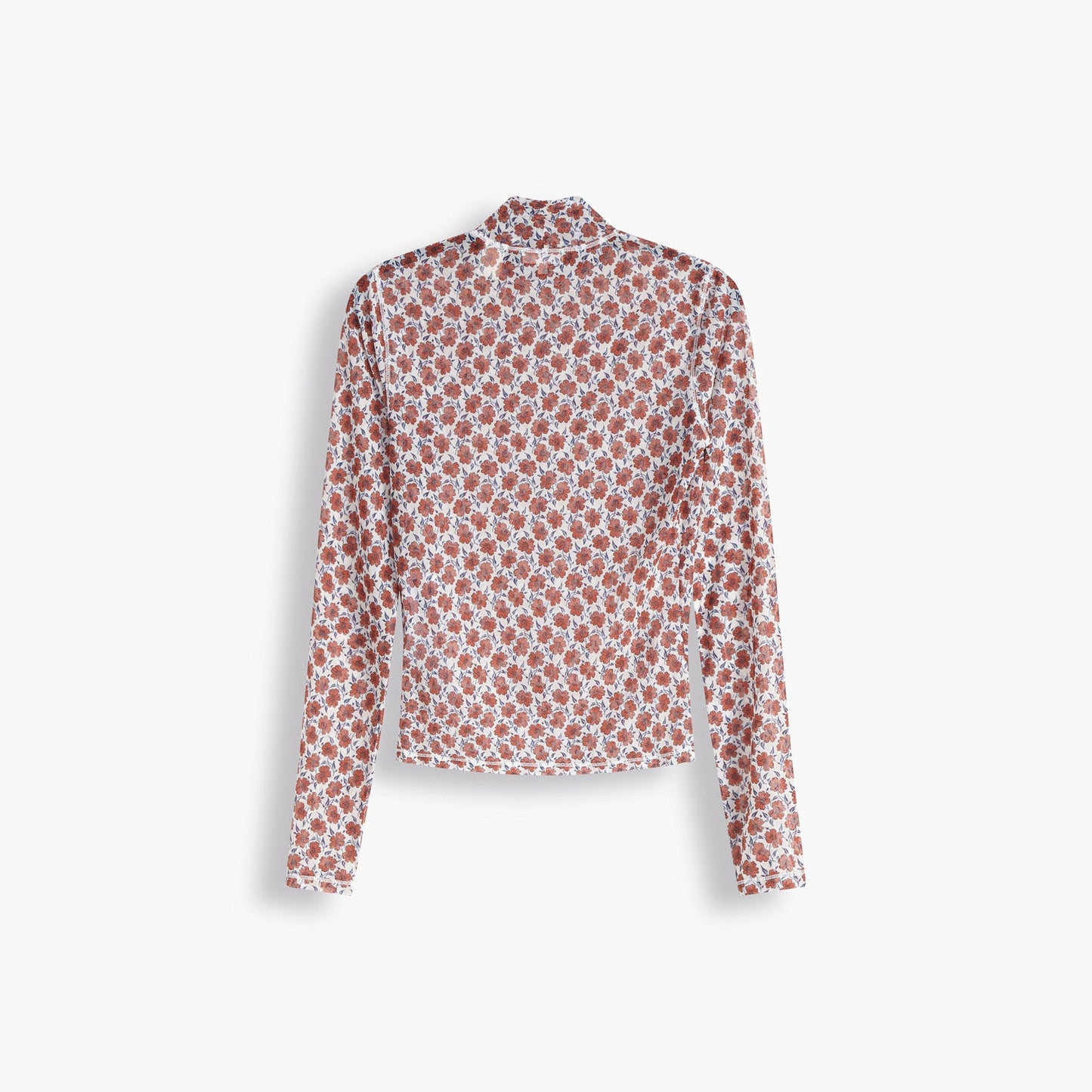 Secondskin Mockneck Small Folksy Floral Whitecap G
