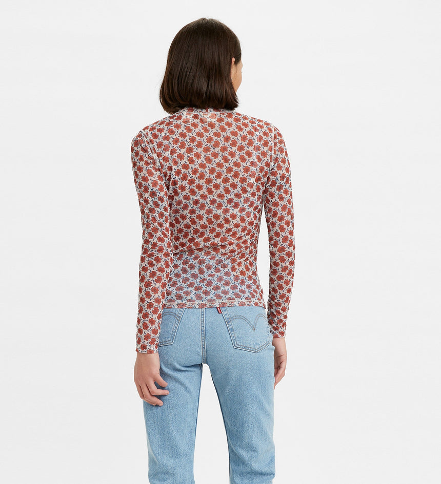 secondskin mockneck small folksy floral whitecap g 196980006XS- Small Folksy Floral Whitecap Gray – Levi's Hong Kong