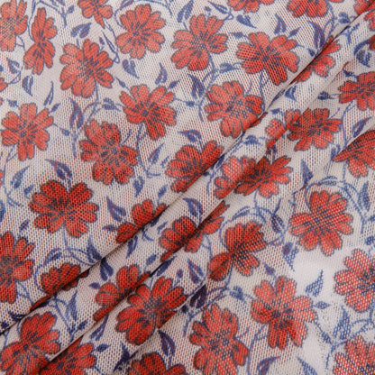 Secondskin Mockneck Small Folksy Floral Whitecap G