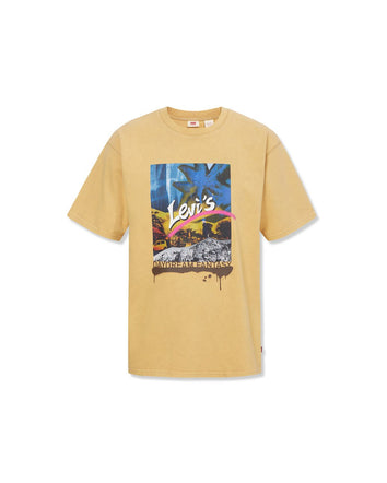 levi's® 男士印花圖案 tee A64030003S- Md Beige  – Levi's 香港