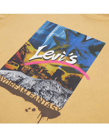 levi's® 男士印花圖案 tee A64030003S- Md Beige  – Levi's 香港