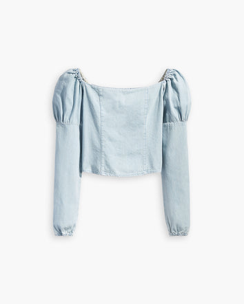 levi's® made & crafted®露肩襯衣 | 女裝 193760000XS- Light Wash  – Levi's 香港