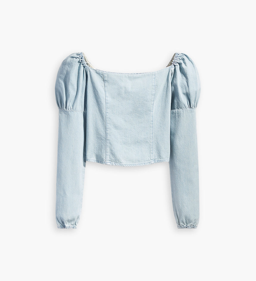 levi's® made & crafted®露肩襯衣 | 女裝 193760000XS- Light Wash – Levi's 香港
