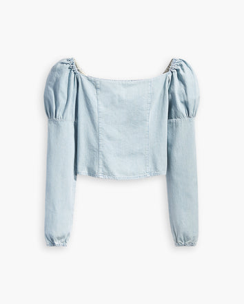 levi's® made & crafted®露肩襯衣 | 女裝 193760000XS- Light Wash  – Levi's 香港