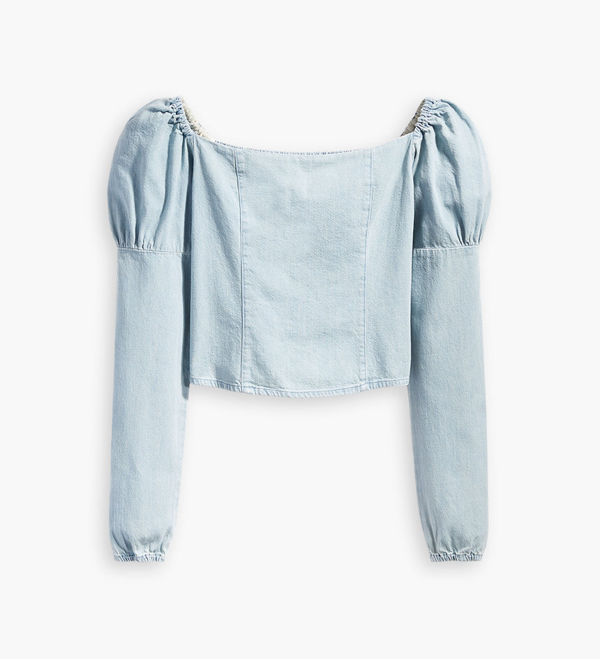 levi's® made & crafted®露肩襯衣 | 女裝 193760000XS- Light Wash – Levi's 香港