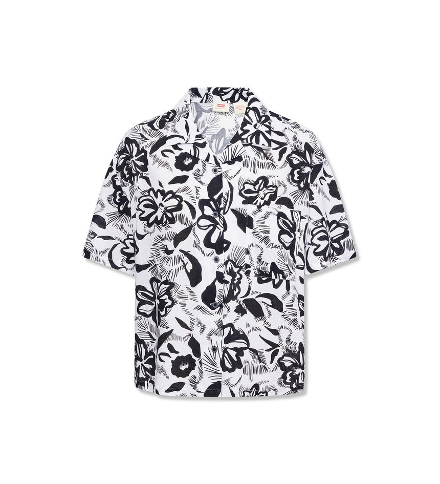 levi's® women's ss aop blouse ac160 dark black rinse A64130000XS- Black Aop – Levi's Hong Kong