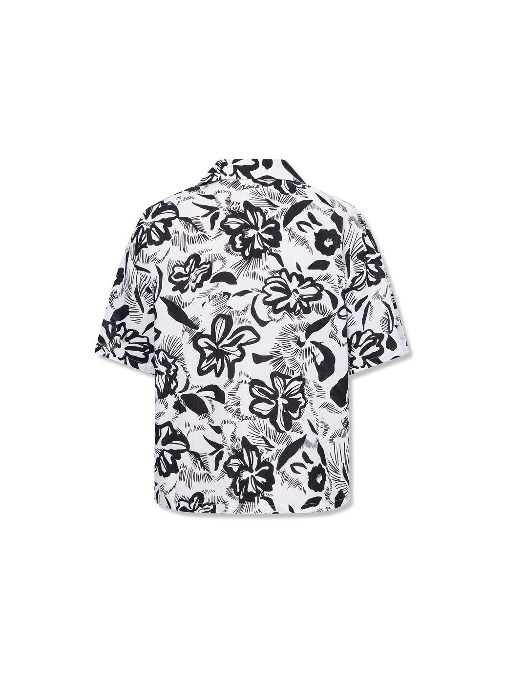 Levi's® Women's ss Aop Blouse Ac160 Dark Black Rinse