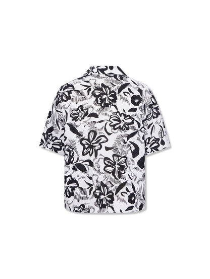 Levi's® Women's ss Aop Blouse Ac160 Dark Black Rinse