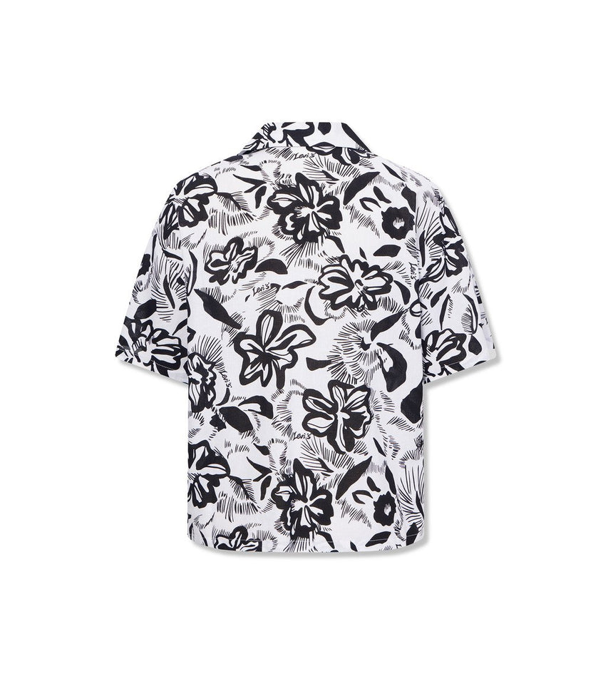 levi's® women's ss aop blouse ac160 dark black rinse A64130000XS- Black Aop – Levi's Hong Kong