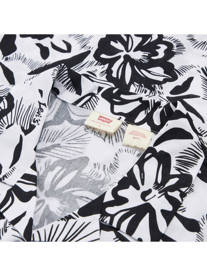 Levi's® Women's ss Aop Blouse Ac160 Dark Black Rinse