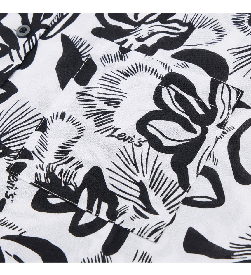 levi's® women's ss aop blouse ac160 dark black rinse A64130000XS- Black Aop – Levi's Hong Kong