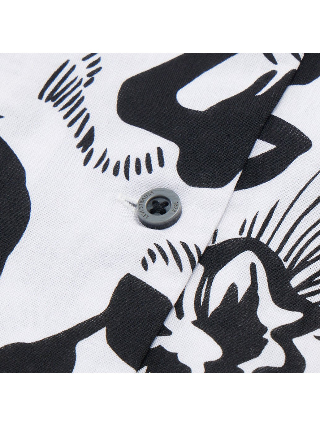 Levi's® Women's ss Aop Blouse Ac160 Dark Black Rinse