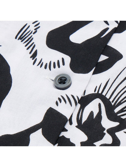 Levi's® Women's ss Aop Blouse Ac160 Dark Black Rinse