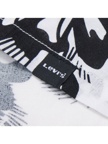 Levi's® Women's ss Aop Blouse Ac160 Dark Black Rinse