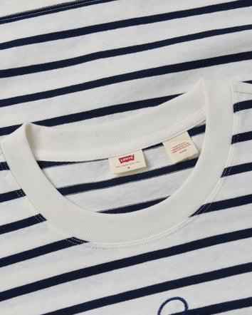 藍色紮染印花圖案tee | 女裝 A43180000S- Stripe light blue  – Levi's 香港