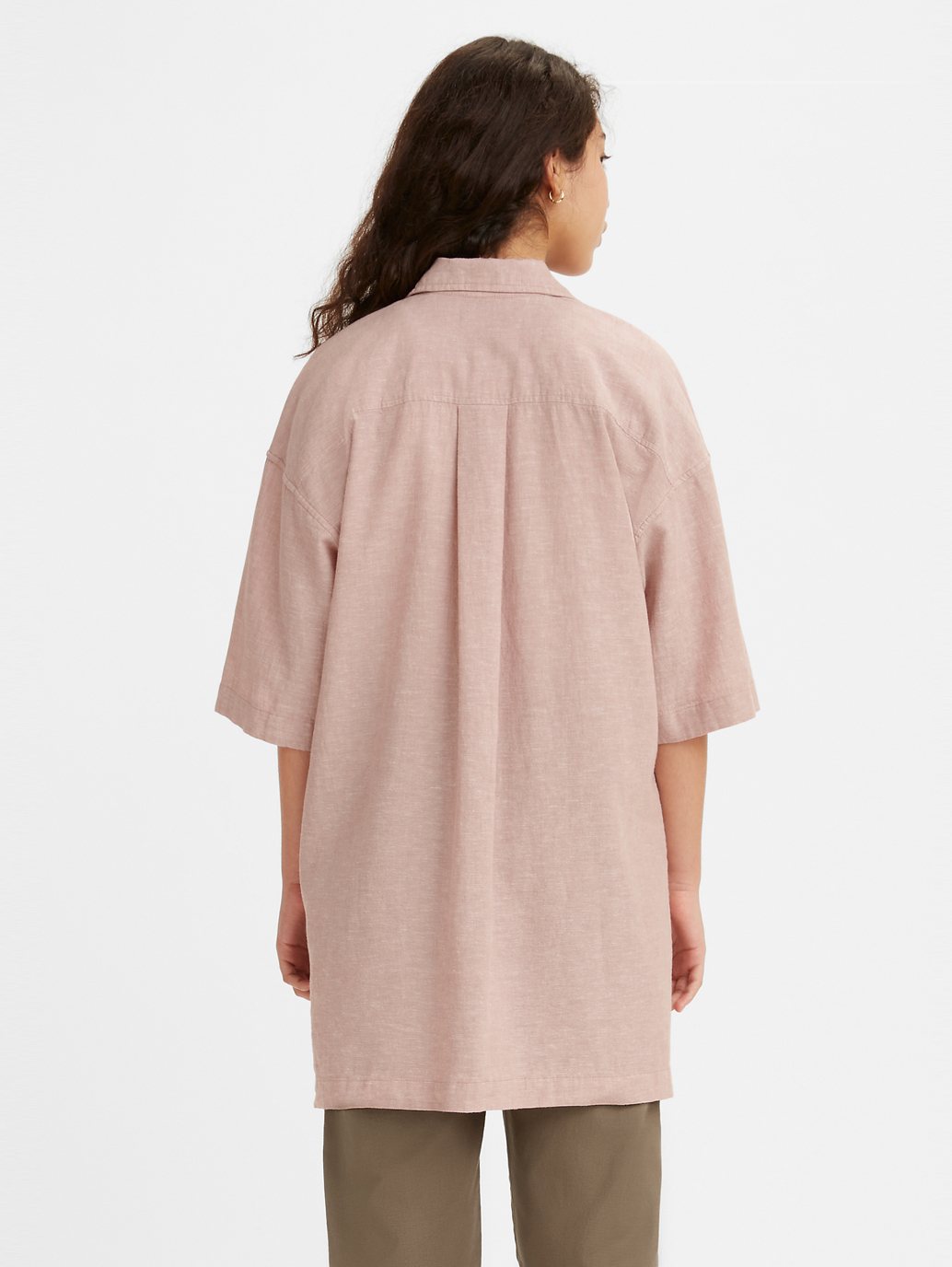 levi's® made & crafted®oversized 襯衫 | 女裝 A21000000XS- Fawn – Levi's 香港