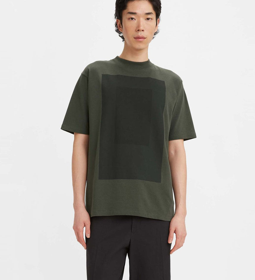levi's® made & crafted® men's mock tee A21380005XS- Dark Phantom Rectangle Print Dark Phantom Moonless Night – Levi's Hong Kong