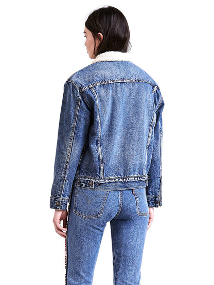 Levi’s® Women's Sherpa Ex-Boyfriend Trucker Jacket