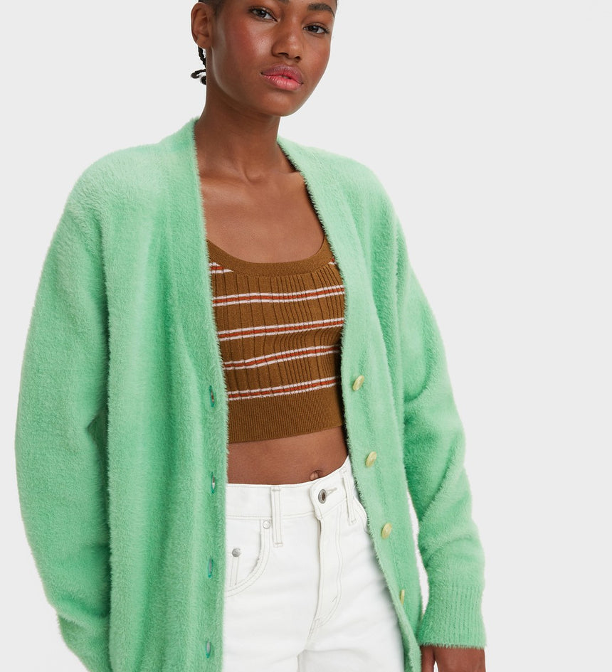 levi's® women's dad sweater A32420002XXS- Electric Green – Levi's Hong Kong