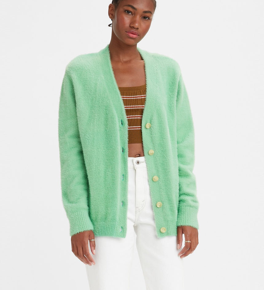 levi's® women's dad sweater A32420002XXS- Electric Green – Levi's Hong Kong