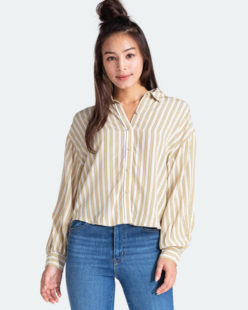 margot top 853820000XS- Annita Stripe Sandshell  – Levi's Hong Kong