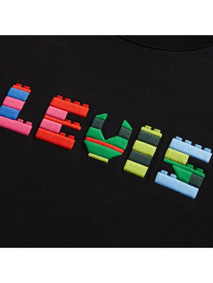 XLego Crew Sweatshirt AC224 Lego Black Pattern